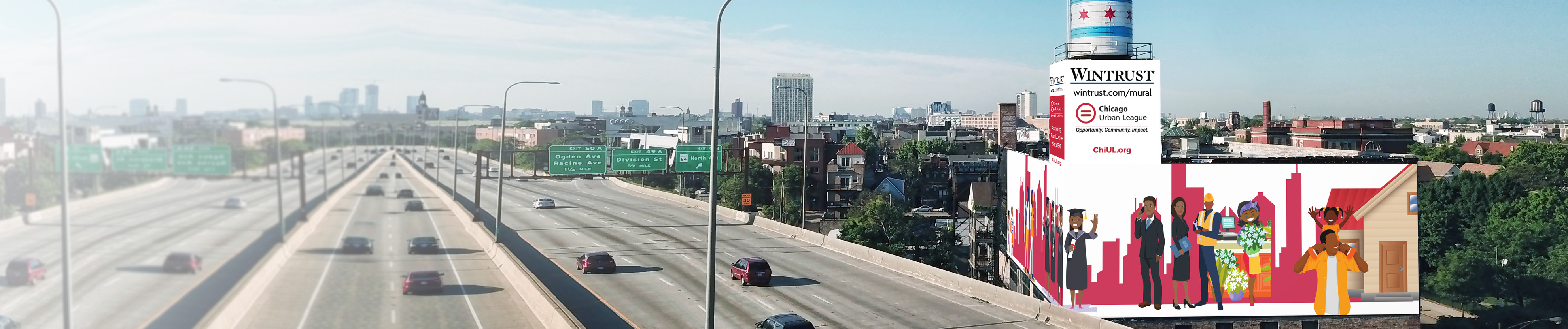 The Mural Building Chicago Urban League Mundelein Community Bank